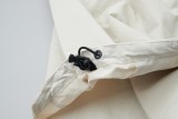 Burberry knight logo patch nylon hooded jacket White 7.24
