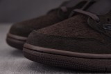 Travis Scott x Air Jordan 1 Low OG Velvet Brown