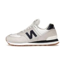 New Balance 574 White Navy Gum