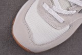 New Balance 574 White Green Gum