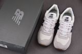 New Balance 574 White Navy Gum