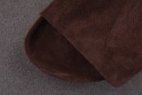 Birkenstock Los Feliz Suede Fear Of God Dark Brown (Narrow Fit)