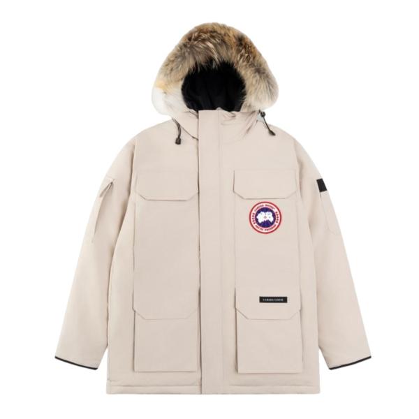 Canada Goose Expedition Parker Classic Down Jacket Off-White 11.8