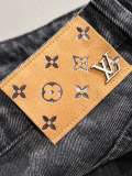 Louis Vuitton 25SS washed plaid denim trousers 01.03