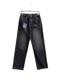 Louis Vuitton 25SS washed plaid denim trousers 01.03