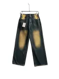 Balenciaga Heavy Wash Gradient Denim Trousers Blue 01.03