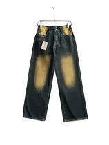Balenciaga Heavy Wash Gradient Denim Trousers Blue 01.03