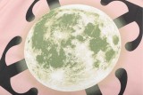 OFF-WHITE Moon's Back LOGO Printed Short Sleeve T-Shirt Pink 01.13