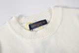 Louis Vuitton pearlescent embroidered logo knitted short sleeves 01.13