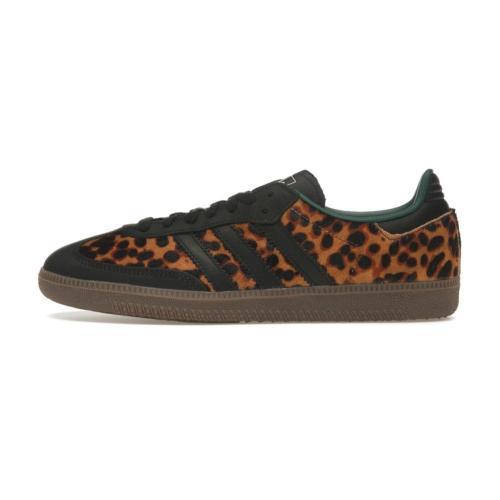 adidas Samba OG Black Green Leopard