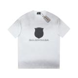 Balenciaga 24ss Towel Lion Short Sleeve T-Shirt White 25306