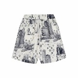 Louis Vuitton 24ss retro hand-painted print suit shorts 25306