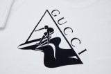 Gucci 24ss surf print short-sleeved T-shirt White 25306
