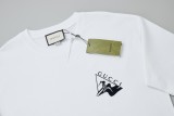 Gucci 24ss surf print short-sleeved T-shirt White 25306