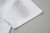 Chrome Hearts 24ss denim patch cross short-sleeved T-shirt White 25306