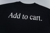 Balenciaga Add to Cart Shoes Print Short Sleeve T-shirt Black 25313