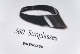 Balenciaga Sunglasses Print Short Sleeve T-shirt White 25313