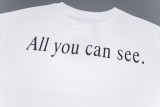 Balenciaga Sunglasses Print Short Sleeve T-shirt White 25313