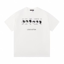 Louis Vuitton & NIGO Designer Head Print Logo T-shirt 2.0 White 25320