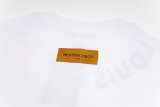 Louis Vuitton employee-exclusive gradient embroidered short-sleeved T-shirt White 25320