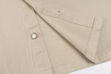 Louis Vuitton 25SS catwalk denim short-sleeved shirt light brown 25320