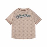 Louis Vuitton & Pharrell Willians & NIGO leather embroidered logo T-shirt 25320