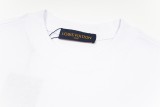 Louis Vuitton hand-painted smiley face print short-sleeved T-shirt White 25320