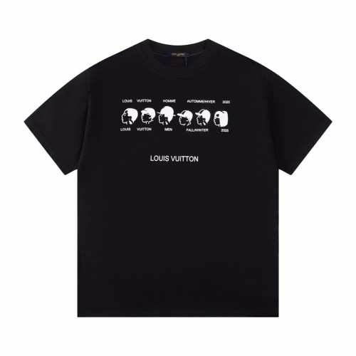 Louis Vuitton & NIGO Designer Head Print Logo T-shirt 2.0 Black 25320