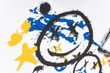 Louis Vuitton hand-painted smiley face print short-sleeved T-shirt White 25320