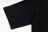 Louis Vuitton hand-applied diamond logo print short-sleeved T-shirt Black 25320