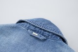 Louis Vuitton Heavy Washed Denim Shirt Blue 25327