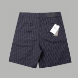 Dior all-over logo navy blue shorts 25327
