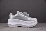 CDG x SALOMON SR811 Leather Platform Silver