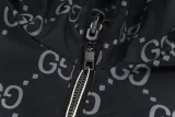 Gucci Classic Pattern Reversible Zip-Up Hooded Jacket 25403