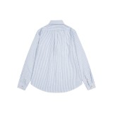 Ralph Lauren classic colorful small logo striped casual long-sleeved shirt 25403