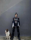 Balenciaga Sports Mesh Jersey Long Sleeve Jersey Black 25424
