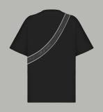 Dior shoulder bag printed logo short-sleeved T-shirt Black 25424