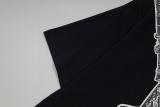 Dior shoulder bag printed logo short-sleeved T-shirt Black 25424