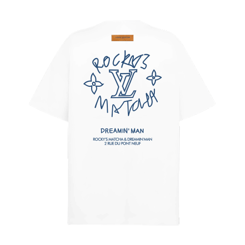 Louis Vuitton X Pharrell Williams co-branded logo short-sleeved T-shirt White 25424