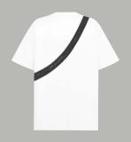 Dior shoulder bag printed logo short-sleeved T-shirt White 25424