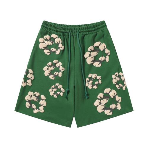Denim Tears Classic Kapok logo Shorts Green 25509