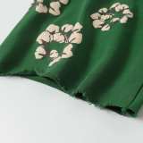 Denim Tears Classic Kapok logo Shorts Green 25509