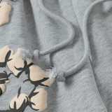Denim Tears Classic Kapok logo Shorts Grey 25509