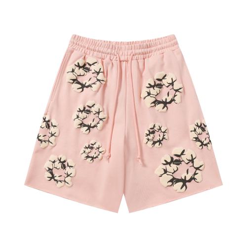 Denim Tears Classic Kapok logo Shorts Pink 25509