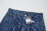 Louis Vuitton Rippled denim shorts 25529