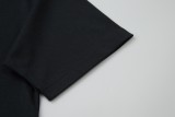 Louis Vuitton Silicone hot stamping design letter logo short sleeve T-shirt Black 25529
