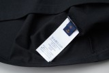 Louis Vuitton Letter patch diamond logo short sleeve T-shirt Black 25529
