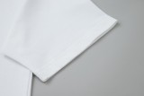 Louis Vuitton Silicone hot stamping design letter logo short sleeve T-shirt White 25529