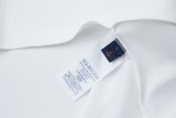 Louis Vuitton Suede diamond logo short sleeve T-shirt White 25529