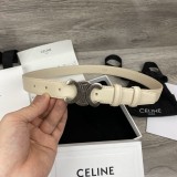 Celine Light gold metal logo belt off-white 250626（width:2.5CM）